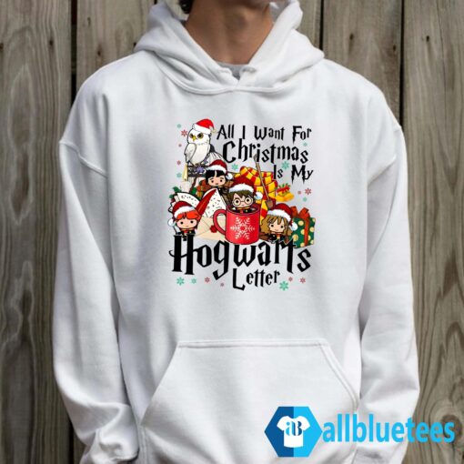 All I Want for Christmas is my Hogwarts letter Sweatshirt Hoodie White z65