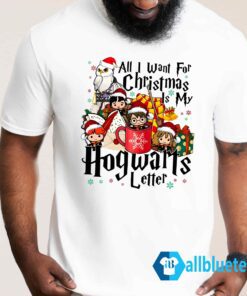 All I Want for Christmas is my Hogwarts letter Sweatshirt Men T Shirt white g500