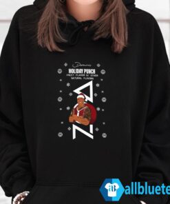 Dwanta Claus Holiday Punch Fruit Flavor W Other Natural Favors Christmas Shirt Hoodie Black z65