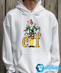 Elf Sketch Sweatshirt Hoodie White z65