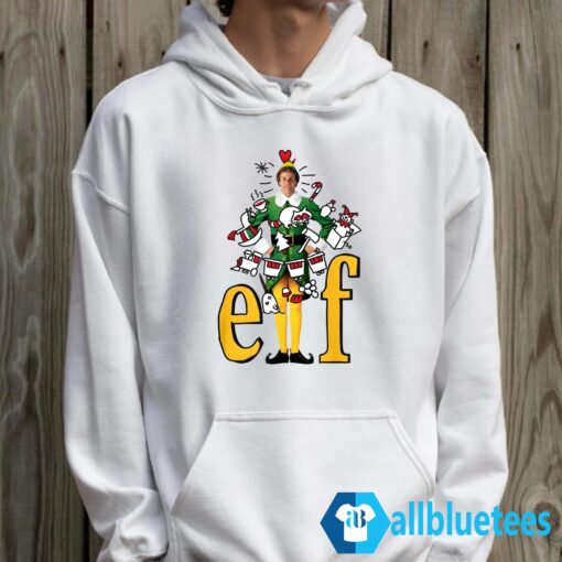 Elf Sketch Sweatshirt Hoodie White z65