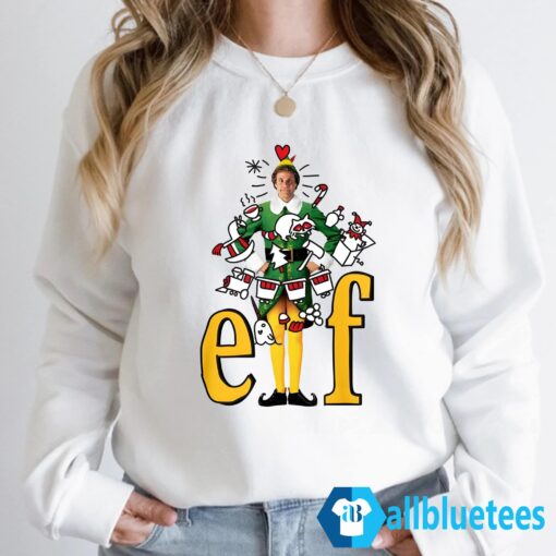 Elf Sketch Sweatshirt Sweatshirt White z66