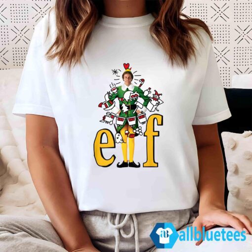 Elf Sketch Sweatshirt Women T Shirt white L500