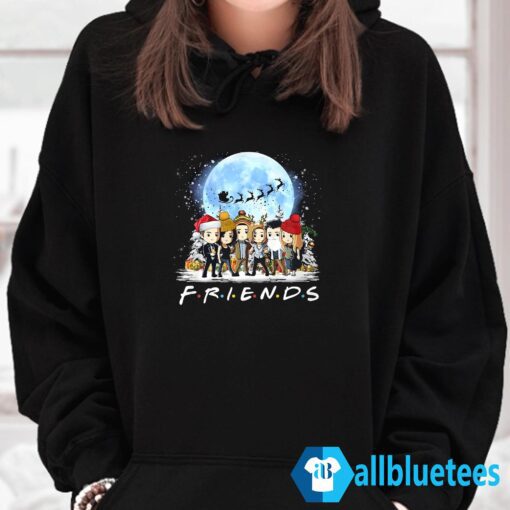 Friends Chibi Christmas Shirt Hoodie Black z65