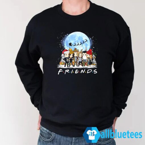 Friends Chibi Christmas Shirt Sweatshirt Black z66