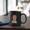 Grinch Is Coming Candy Cane Throne Funny Christmas Parody Mug