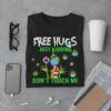 Grinch Mask Free Hugs Just Kidding Dont Touch Me Christmas Shirts