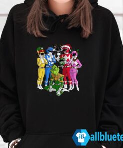 Grinch Rangers Christmas Shirt Hoodie Black z65