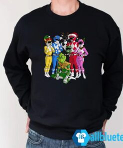 Grinch Rangers Christmas Shirt Sweatshirt Black z66