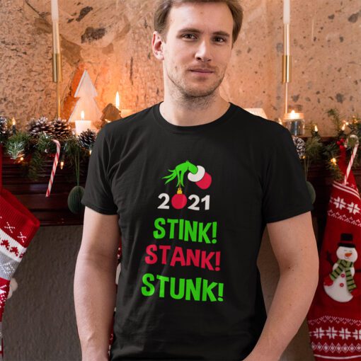 Grinch Stink Stank Stung 2021 Christmas Shirt