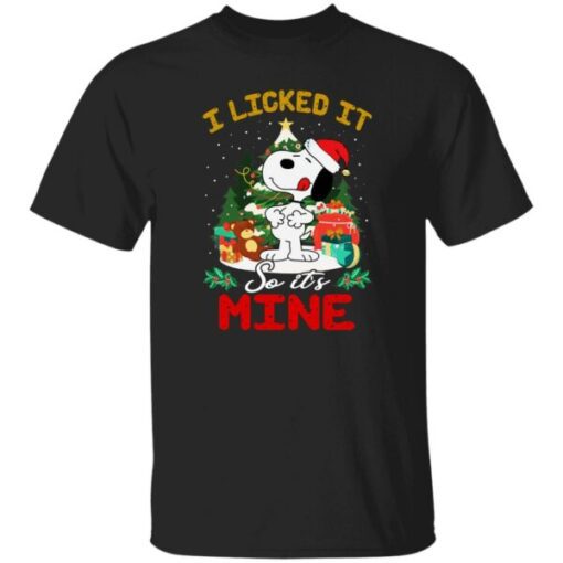 I Licked It So Its Mine Christmas Shirt