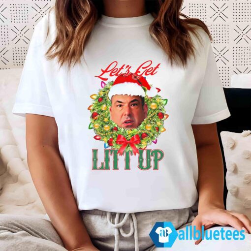 Louis litt christmas sweatshirt Women T Shirt white L500