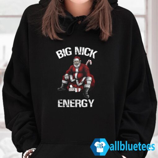 Santa Big nick energy shirt Hoodie Black z65