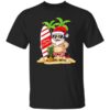 Santa Surf Christmas Shirt