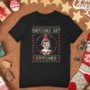 Snitches Get Stitches Christmas Pjs Kids Adults Ugly Shirt