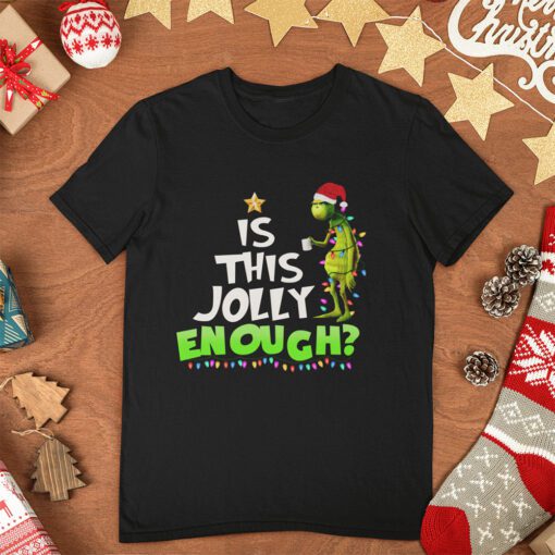 The Grinch Santa Hat Is This Jolly Enough Light Christmas Shirt Xmas Gifts