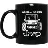 A Girl Her Dog And Her Jeep Mug.jpg