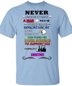 A Man Whose Fourth Grade Education At Elbert Elementary Support Forklift Addiction T Shirt.jpg