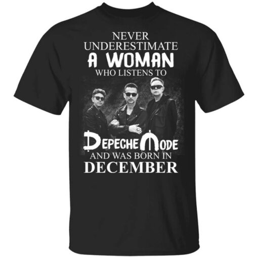 A Woman Who Listens To Depeche Mode And Was Born In December Shirt.jpg