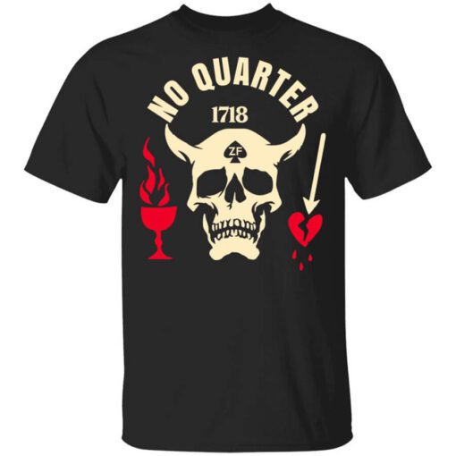 Black Beard No Quarter 1718 T Shirt.jpg