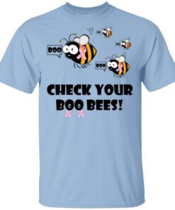 Breast Cancer Awareness Check Your Boo Bees T Shirt.jpg