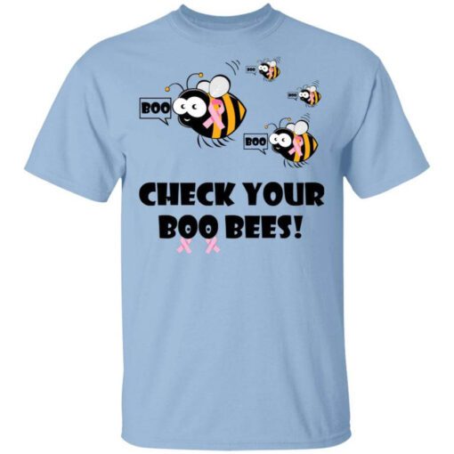 Breast Cancer Awareness Check Your Boo Bees T Shirt.jpg