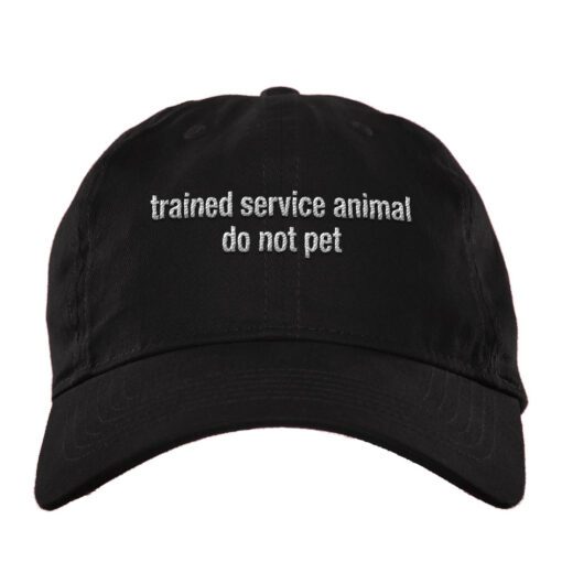 Buck Lele Trained Service Animal Do Not Pet Cap 1.jpg