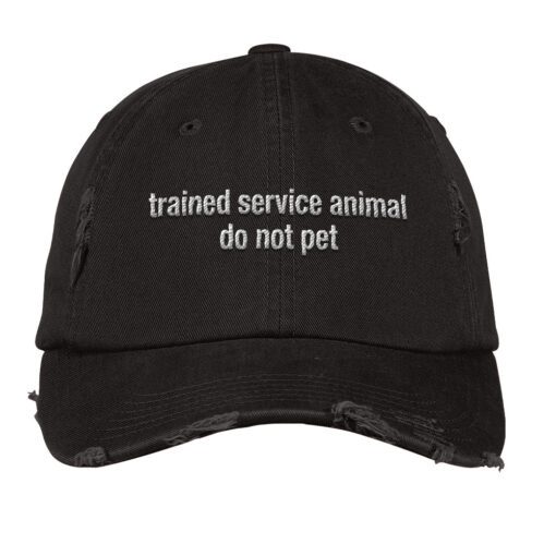 Buck Lele Trained Service Animal Do Not Pet Cap 5.jpg