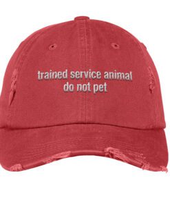 Buck Lele Trained Service Animal Do Not Pet Cap 6.jpg