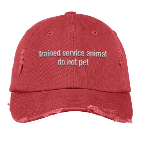 Buck Lele Trained Service Animal Do Not Pet Cap 6.jpg