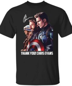 Captain America Thank You Chris Evans Signature T Shirt.jpg