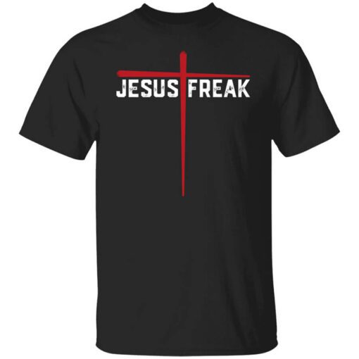 Christian Jesus Freak Red Cross T Shirt.jpg