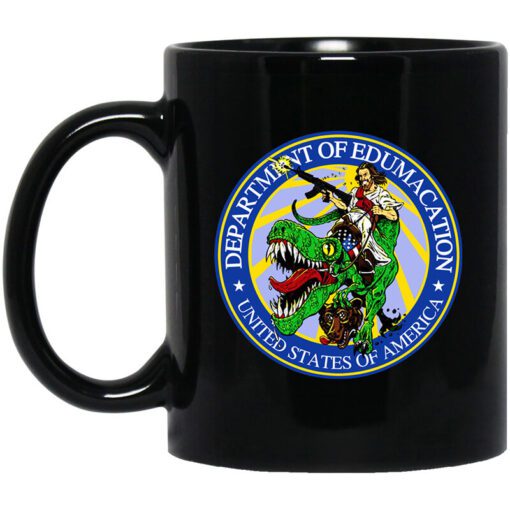 Department Of Edumacation United States Of America T Rex Jesus Mug.jpg