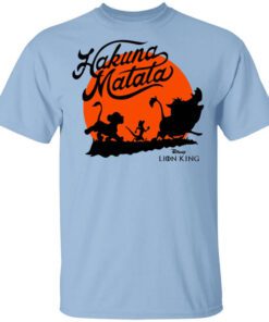 Disney Lion King Hakuna Matata Trio Orange Sunset Shirt.jpg