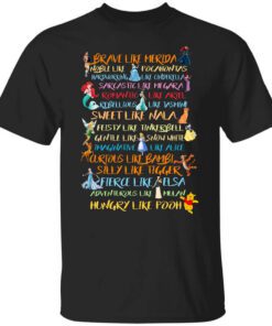 Disney Princess Brave Like Merida Noble Like Pocahontas T Shirt.jpg