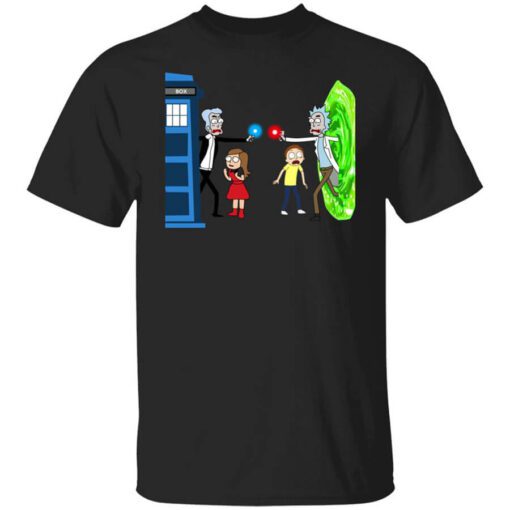 Doctor Who Vs Rick And Morty Mashup T Shirt.jpg