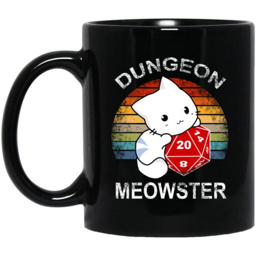 Dungeon Meowster Retro Vintage Funny Cat Mug.jpg