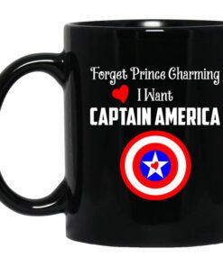 Forget Prince Charming I Want Captain America Black Mug.jpg