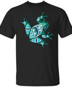 Frog Pacific Northwest Native American Indian Style Art T Shirt.jpg