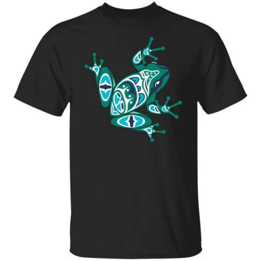 Frog Pacific Northwest Native American Indian Style Art T Shirt.jpg