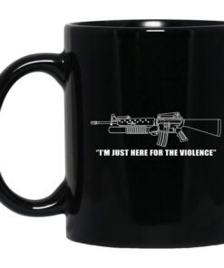 Garand Thumb Im Just Here For The Violence Mug.jpg