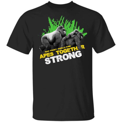 Gorilla Dian Fossey Gorilla Fund Apes Together Strong Shirt.jpg