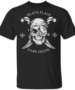 H.l. Mencken Black Flags Dark Deeds T Shirt.jpg