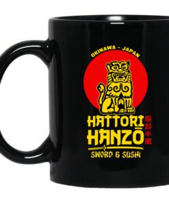 Hattori Hanzo Sword Sushi Okinawa Japan Mug.jpg