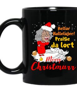 Hellur Hallelujer Praise Da Lort Merry Christmas Mug.jpg