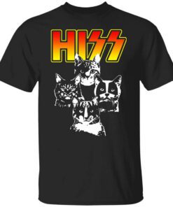 Hiss Kiss Cats Kittens Rocks Shirt.jpg