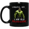 Hulk Careful Boy I Am Old For Good Reason Mug.jpg