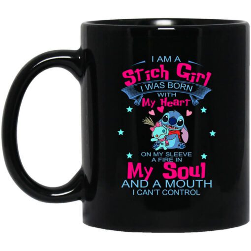 I Am A Stich Girl Was Born In With My Heart On My Sleeve Mug.jpg