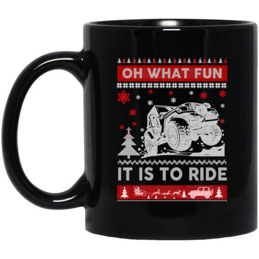 Jeep Christmas Oh What Fun It Is To Ride Mug.jpg