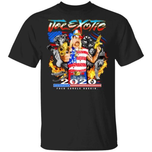 Joe Exotic 2020 President Fuck Carole Baskin Tiger King T Shirt.jpg